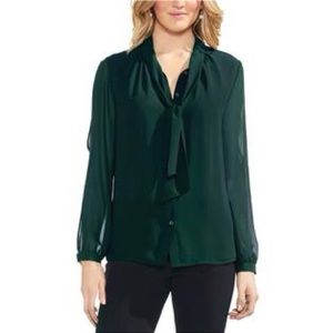 🟢Vince Camuto Split Sleeve Button Down Blouse